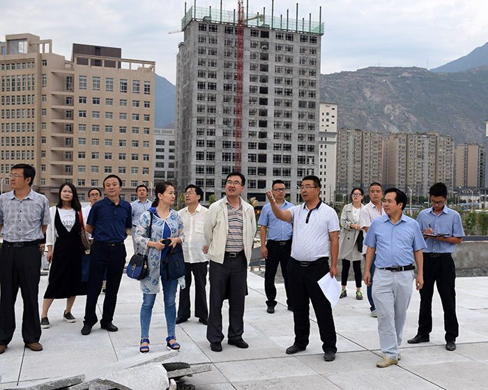 省、市聯(lián)合工作組蒞臨階州廣場(chǎng)檢查指導(dǎo)工作