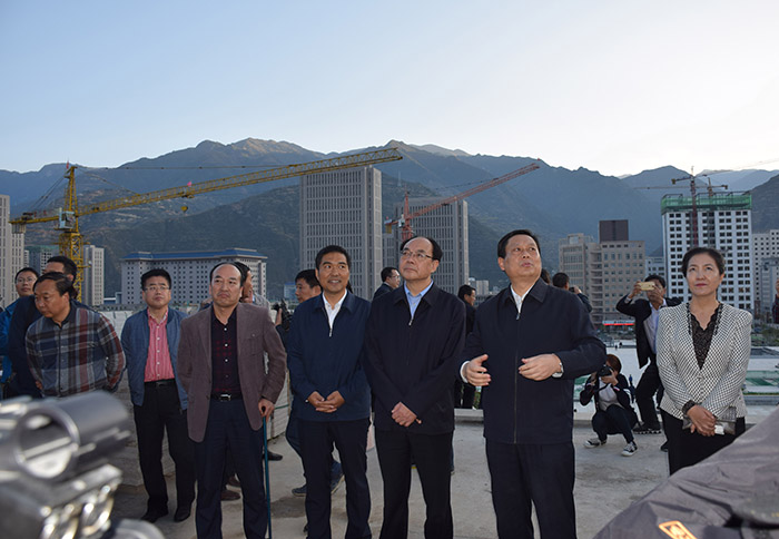 全國、省市政協(xié)委員體驗(yàn)蘭渝鐵路、視察階州廣場(chǎng)